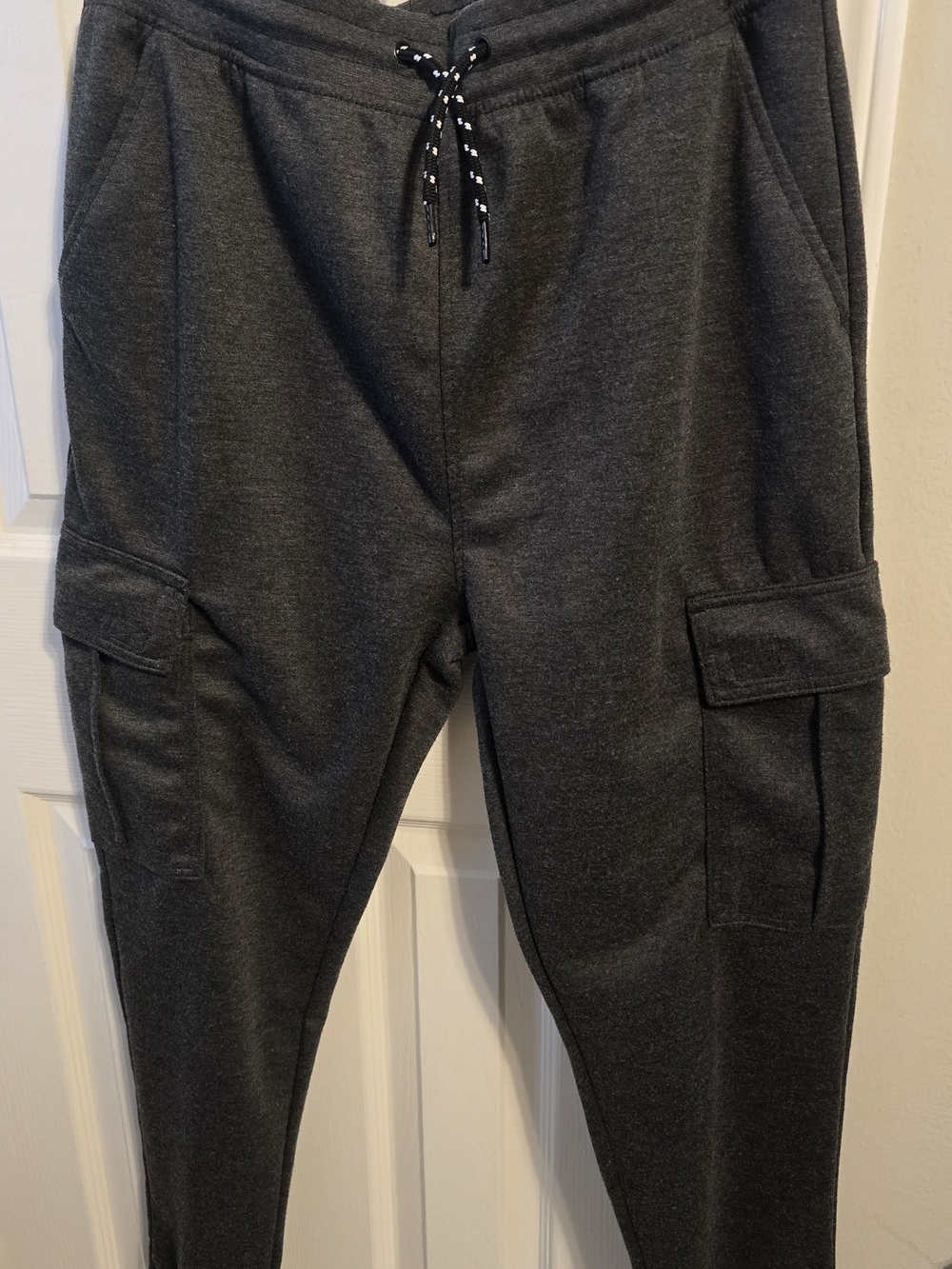 Hype Men's Dark Charcoal Cargo Joggers XL